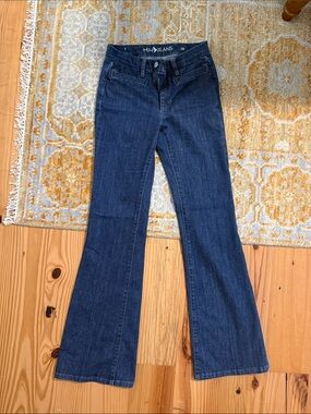 Mih Jeans Women's Dark Indigo Flare Jeans